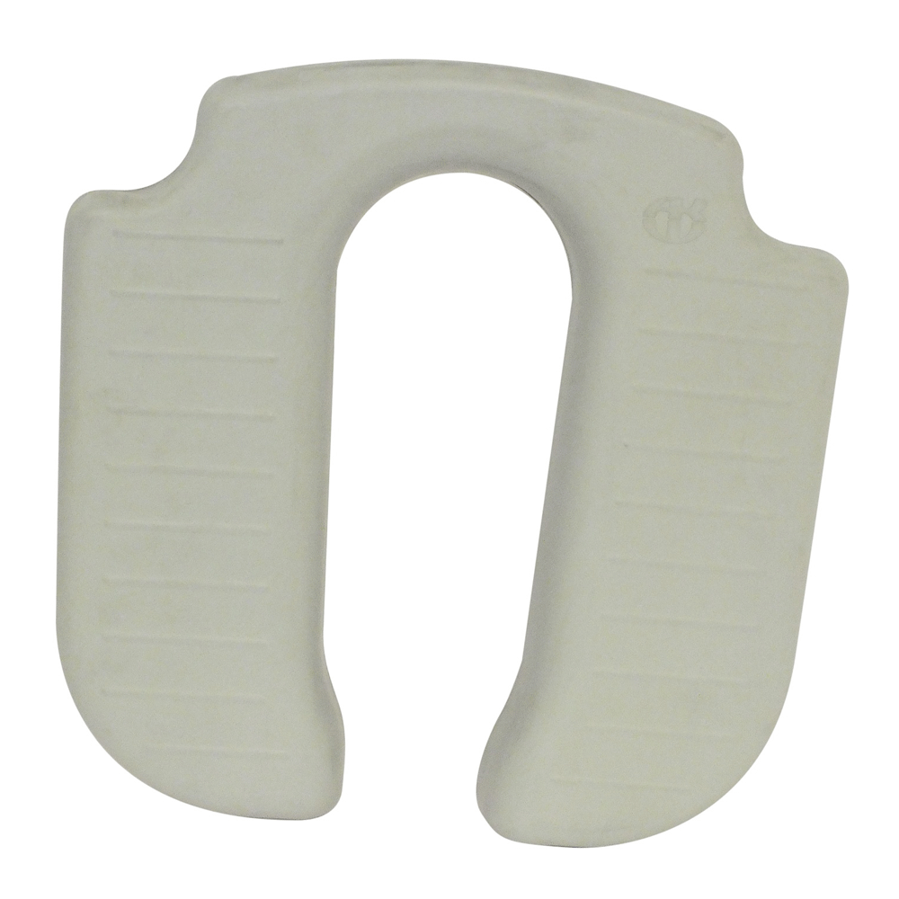 AKW 4000 Series Standard Fold Up Horseshoe Shower Seat with Grey Padded ...