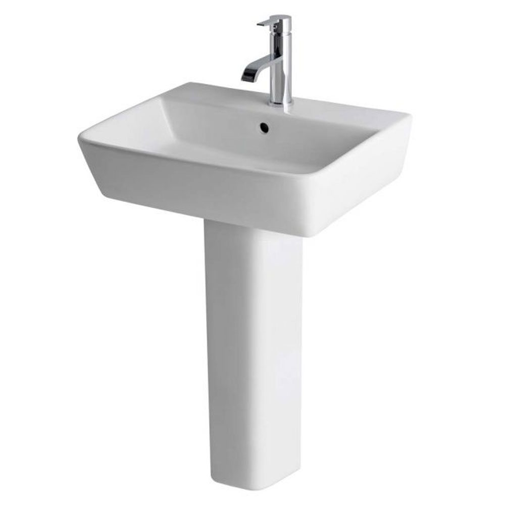 Eastbrook Bijou Bathroom Suite Close Coupled Toilet And Full Pedestal 