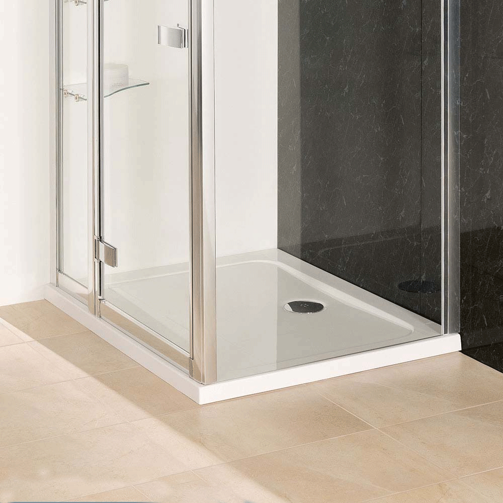 Eastbrook Volente Rectangular Shower Tray 1100mm X 700mm Stone Resin