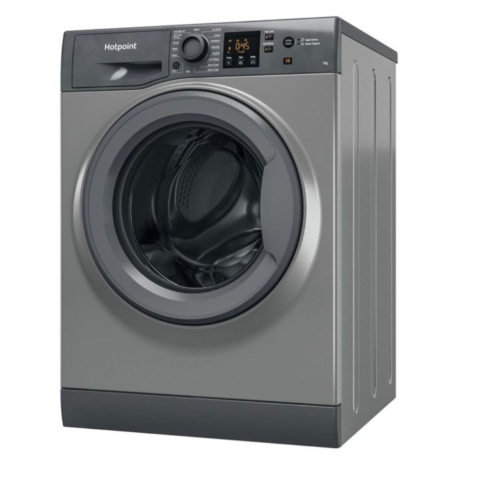 Hotpoint NSWF 743U GG UK N Floor Standing 1400rpm 7kg Washing Machine ...